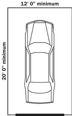 Standard Garage Sizes For 1 2 3 Or 4, Single Car Garage Width Standard