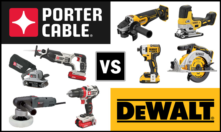 Porter-Cable vs DeWalt