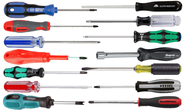 screwdriver types